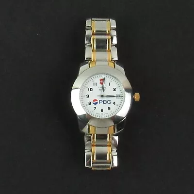 Pepsi PBG Swiss Army Victorinox Stainless Steel Watch #24970 Vintage • $88