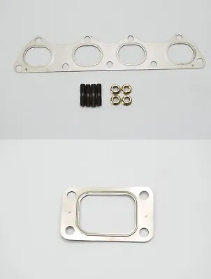 B Series Turbo Manifold Gasket T3 & Studs Nuts  B16 B18 B20 LS GSR SI B16a2 B18c • $29.99