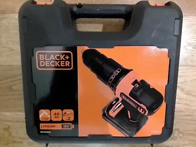 £0.99 • Buy New BLACK & DECKER 18v HAMMER Drill Set Kit W/ 2x 2.0A Batt BDCHD18KB2 RRP £100