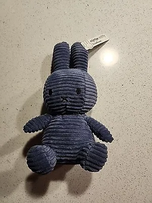 Bon Ton Toys Nijntje Miffy Corduroy Bunny Blue/grey Plush Stuffy Dutch Toy • $6.99
