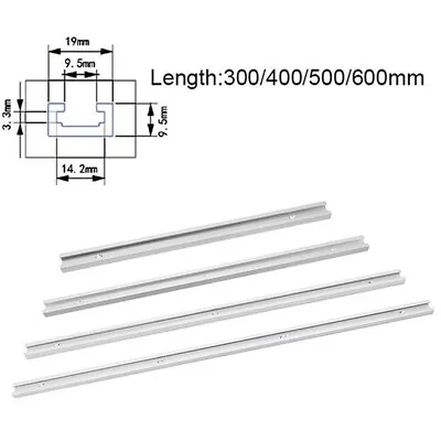 T-Slot Track 1 Pc Aluminium Alloy Carpentry Accessories Miter Jig Tools Router • $6.51