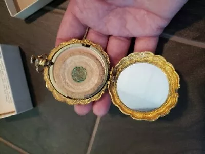 Vintage Max Factor Powder Compact Goldtone Pocketwatch Style Makeup  • $39.97