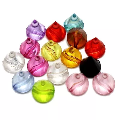 100 Mixed Color Transparent Acrylic Rock Punk Spike Stud Beads 10X8mm(3/8 ) • $2.55