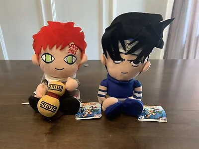 Naruto 2003 Banpresto Plush Gaara Smiling Variant RARE & Sasuke Uchiha - Working • $28.93