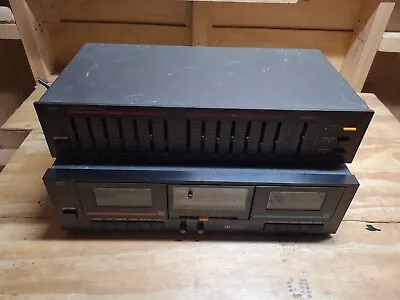 MCS Digital 5000 Series Graphic Equalizer & Dual Stereo Cassette Deck (UNTESTED) • $29.99