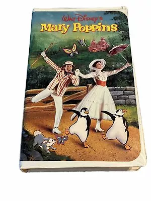 Vintage ! VHS VCR Tape Clamshell Walt Disney Mary Poppins • $5