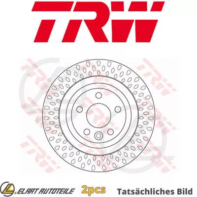 2x THE BRAKE DISC FOR VOLVO S80 II 124 B 6324 S B 6304 T2 D 5244 T4 B 5254 T6 • £156.42