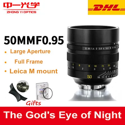 Zhongyi Mitakon Speedmaster 50mm F0.95 Full Frame Lens For Leica M Mount Cameras • $490