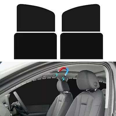 Universal Side Window Sun Shade Magnetic Privacy Blinds Car Blackout Curtain 4Pc • $26.58