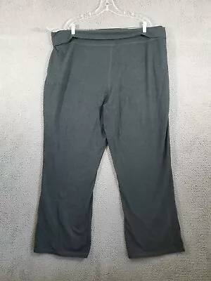 Vintage Mossimo Leggings Womens 3X Charcoal Gray Casual Comfy Stretch Fold Waist • $6