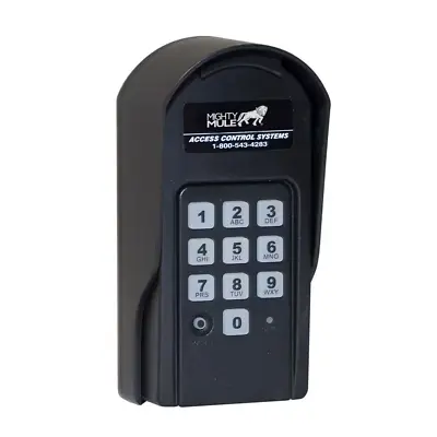 Mighty Mule Wireless Digital Keypad Automatic Gate Openers Black Weatherproof • $79.34