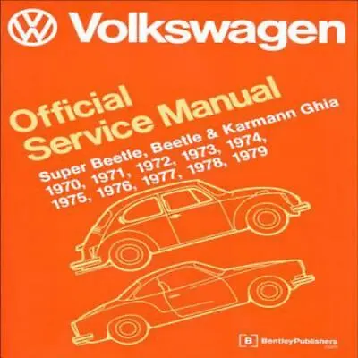 Volkswagen Super Beetle Beetle & Karmann Ghia Official Service Manual: 1970 19 • $51.99