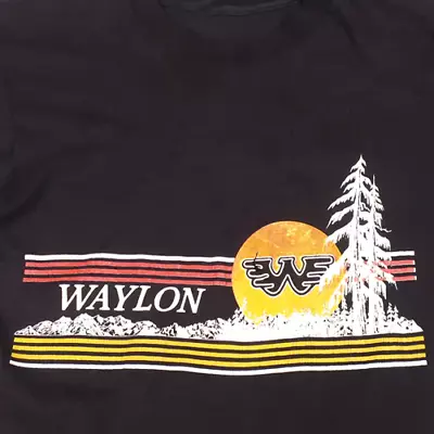 New Waylon Jennings T-shirt 80s Rock All Size Shirt • $17.99