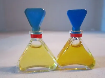 2 Rare Vintage Liz Claiborne Pure Perfume Splash Mini Miniature .25 Oz Full • $15.97