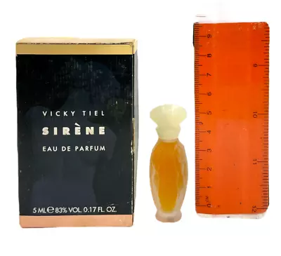 Vicky Tiel Sirene Eau De Parfum For Women(0.17fl.oz / 5ml) New W/ Box Seen Pics • $22.99