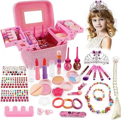 34pcs Girls Makeup Set For Girls · Kids Washable Cosmetics Kit Childrens Make Up • £9.99