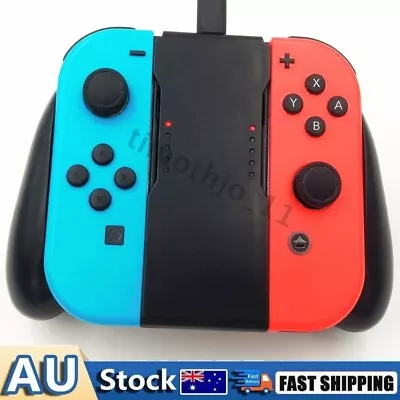 Handle Grip Controller Charger Dock Holder For Nintendo Switch Joy-Con • $11.19