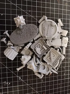 Assorted Custom Resin Bits Lot For Basing And Vehicle Conversions Warhammer 40k  • $9.49