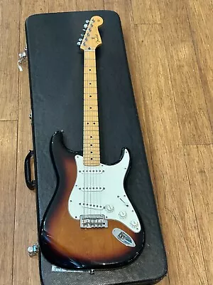 Fender Stratocaster Player Strat Mn 3ts 6 String Electric Guitar With Case • $848.95