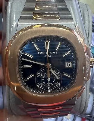 Patek Philippe Nautilus Blue Men's Watch - 5980/1AR-001 • $117000