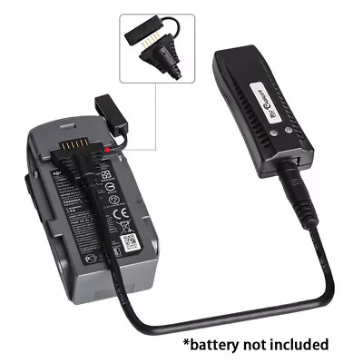 5V 3A Mini USB Battery Charger With Adapter Cable For DJI SPARK RC Drone Parts • £11.49