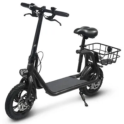 450W Electric Scooter Moped E-bike Commute E-Scooter With Seat Adult Sports 2023 • $341.04