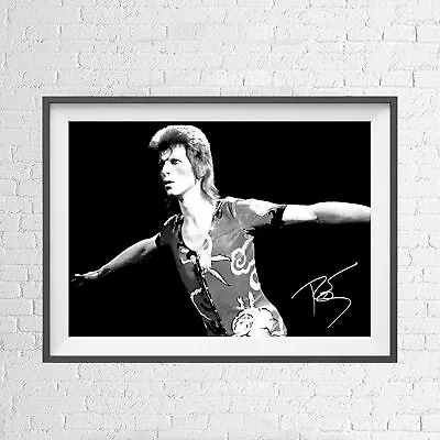 DAVID BOWIE CLASSIC RETRO MUSIC BAND POSTER PICTURE PRINT Sizes A5 To A0 *NEW** • $9.95
