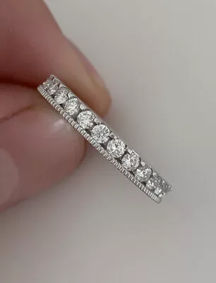 £1250 • Buy 18ct Gold 1 Carat Diamond Full Eternity Ring, 18k 750