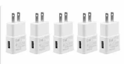 5X - 2AMP USB POWER ADAPTER WALL CHARGER For SAMSUNG GALAXY S4 S5 S6 NOTE 3 4 • $10.99