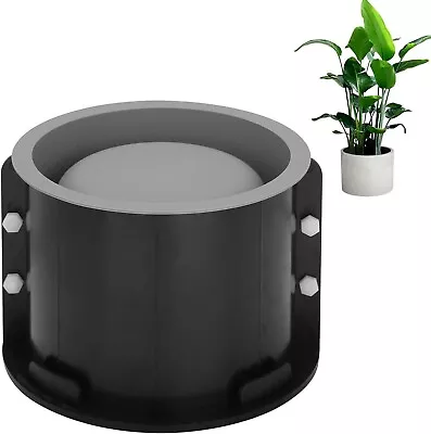 Big Round Silicone Planter Mold 7 Inch Large Round Concrete Molds For Cylinder • $41.20