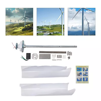 Maglev Axis Wind Power Vertical Turbine Generator 400W W/PWM Controller White • $209