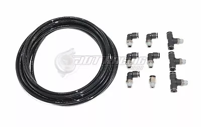 $44.95 • Buy *NEW PUSH LOCK Vacuum Fitting Kit For Twin Wastegate Turbo Civic Integra EVO DSM