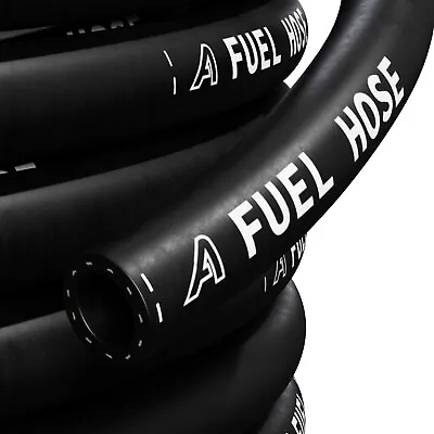 £3.54 • Buy Rubber Reinforced Fuel Hose - Engine Unleaded Petrol Diesel Oil Line Fuel Pipe