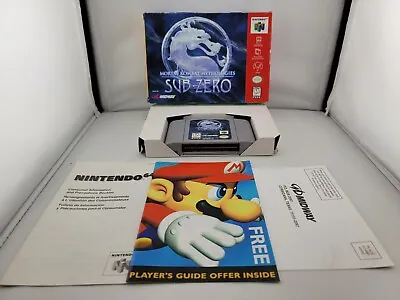 Mortal Kombat Mythologies: Sub-Zero Nintendo 64 N64 In Box IB Great Shape • $129.99