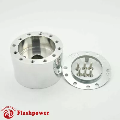 Flashpower Steering Wheel Adapter Boss Kit MG MGA MGB GT Roadster Polished • $54.50