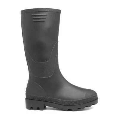 Boys Wellies Black Kids Girls School Wellington Boots Shower SIZE • £9.99