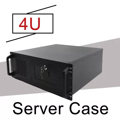 4U Rack Mount Industrial Server/Computer Case 7 3.5  HDD Drive Bays PC&80mm Fan • $114