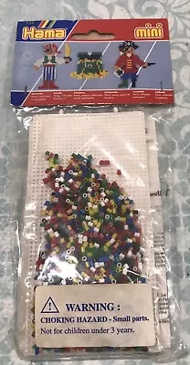 Hama Mini Pirate 532 Ramco Arts Inc Beads Pegboard Ironing Paper 1991 Sealed • $15