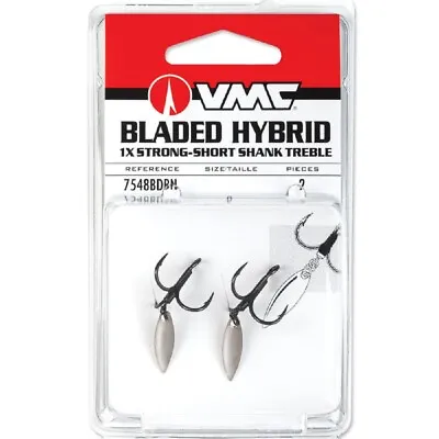 VMC Bladed Hybrid Treble Hooks Model 7548BDBN New Choice Of Sizes • $5.65