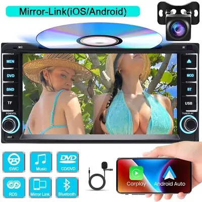 Car Radio Carplay Andriod Auto DVD Stereo For Toyota Camry RAV4 Corolla Tundra • $124.99