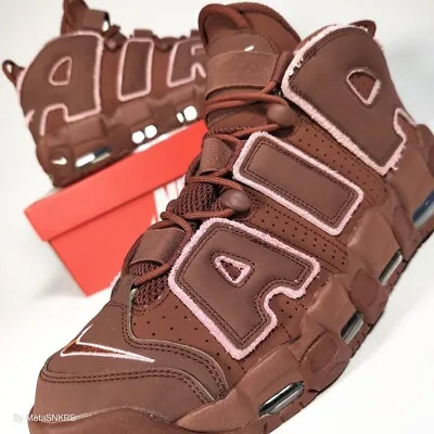 Nike Air More Uptempo 96 Men's US 14 Brown Pink Sail Sport Style Retro B Ball OG • $103.50