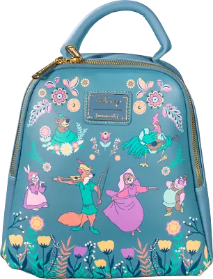 Loungefly Disney Robin Hood Floral Folk Mini Backpack - New With Tags • $99.95