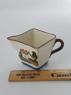 MCM Vintage Dartmouth Pottery Devon Motto Ware Creamer ENGLAND 4 X3⅛ X2¼  • $20.99