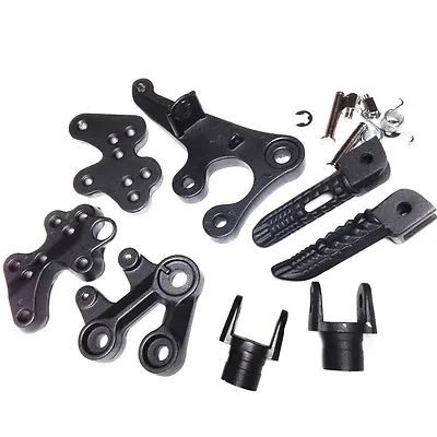 Foot Pegs For Suzuki GSXR1000 2005 2006 2007 2008 Black Front Rider Bracket • $34.99