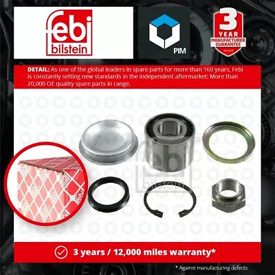 Wheel Bearing Kit Fits PEUGEOT 106 Mk1 Mk2 Rear 91 To 04 374817 Febi Quality • £16.90