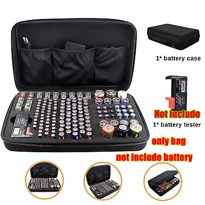 Battery Organizer Holder Storage Case Waterproof Carrying Case For 9v AA AAA C D • $25.99