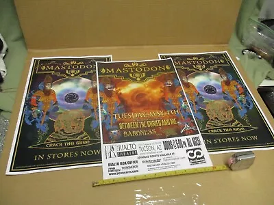 Mastodon CRACK THE SKYE Poster Lot PROMO + Show Flyer High On Fire SLEEP Reprise • $14.99