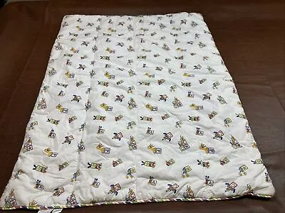 Vintage Disney Baby Crib Blanket Mickey Minnie Pluto  • $55