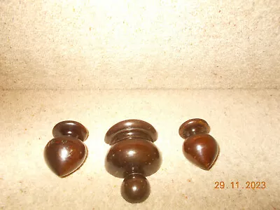 Antique Vienna Wall Clock Finials • £23