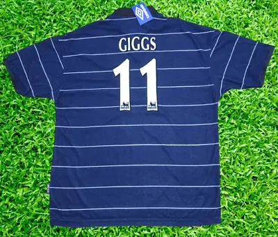 Manchester United Jersey Shirt #11 Giggs 100% Original XL 1999/2000 Away Tags • $399.99